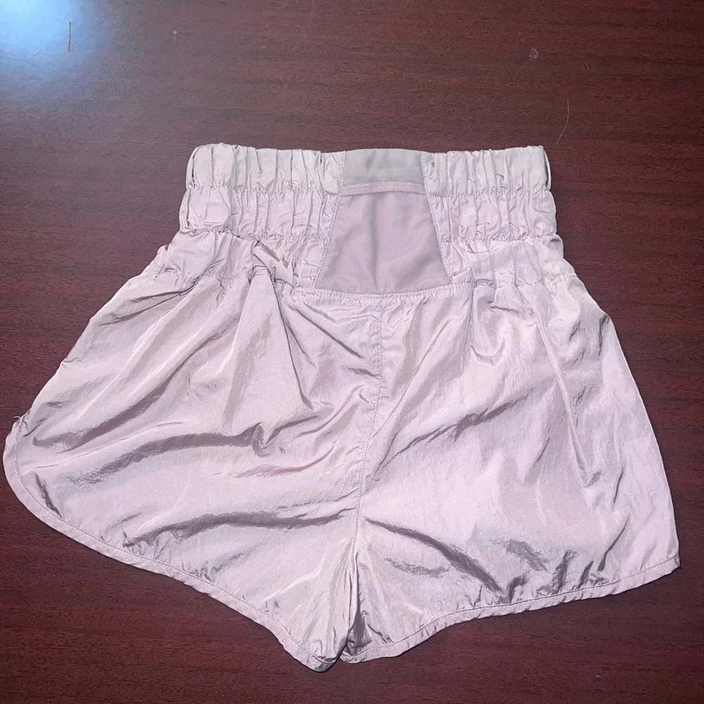 Free People Light Pink Athletic Shorts